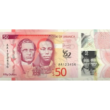(355) ** PNew (PN96) Jamaica - 50 Dollars Year 2022 (2023) (Replacement)